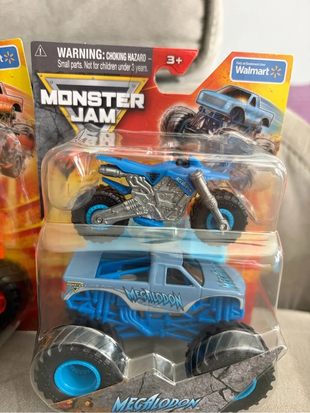Monster Jam El Toro Loco & Megalodon with Bike